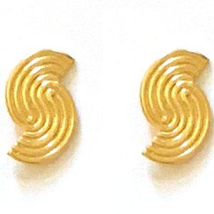 Suave Spiral Stud Earrings